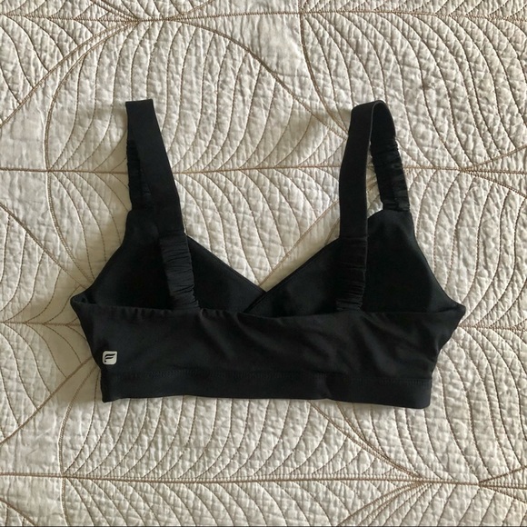 2/$30🍑Like-New FABLETICS Black “Lilac” Sports Bra - Picture 3 of 8